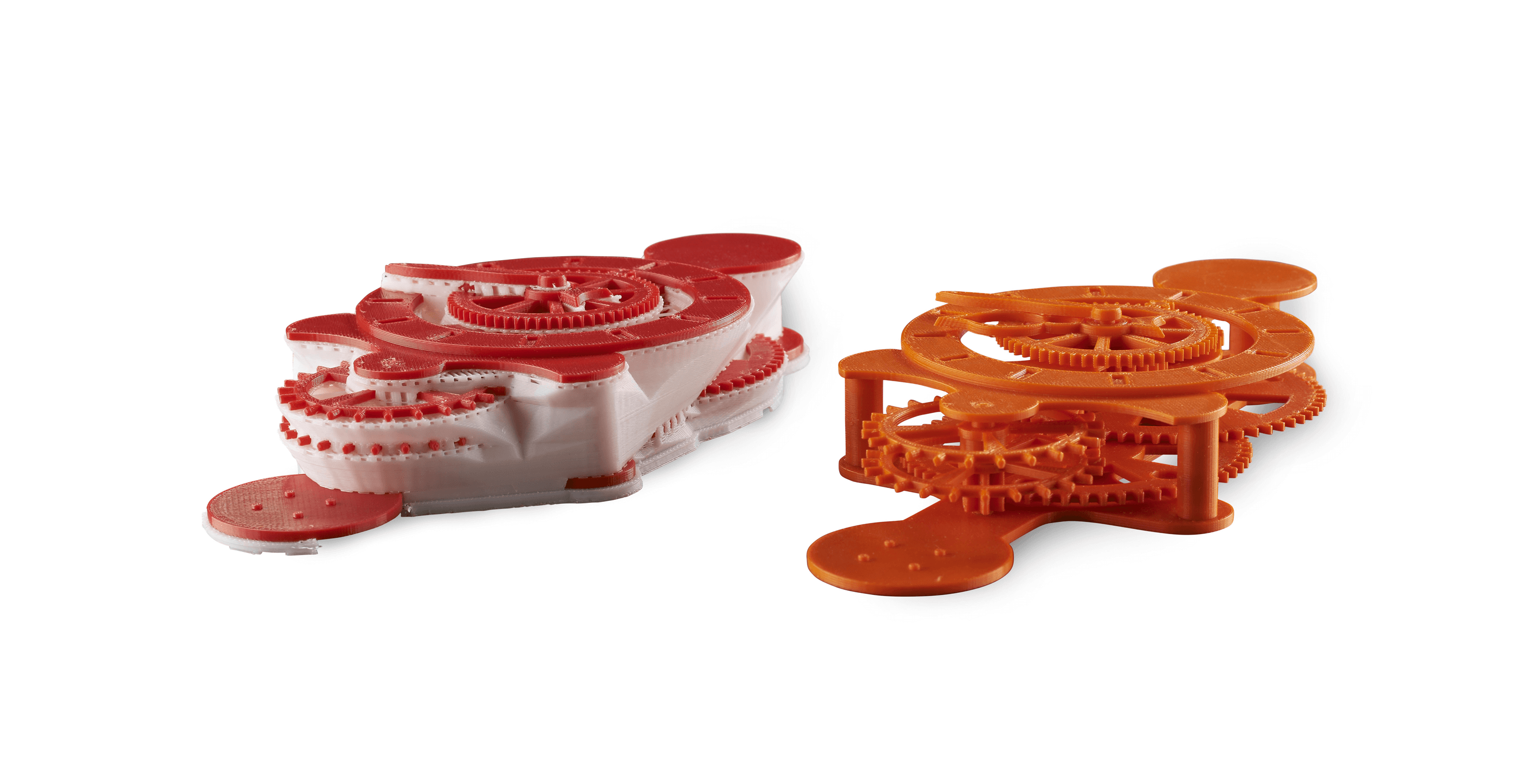 剛性和可溶的支撐材料使構建具有複雜形狀和內部空腔的3D列印零件成為可能。